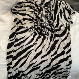 Zebra print shirt